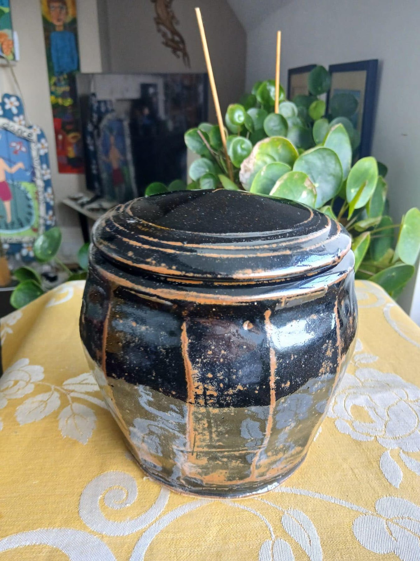 Faceted Lidded Jar by Graham Matthews