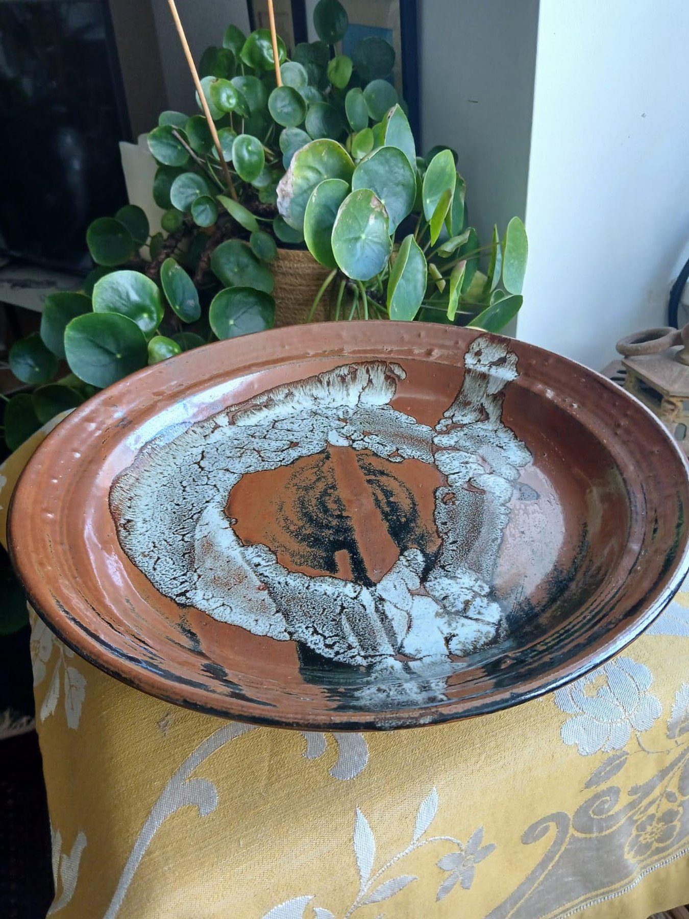 Tenmoku Plate by Graham Matthews